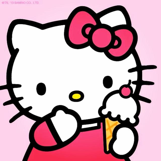 哈喽kitty头像，Hello kitty卡通可爱头像微信（可爱的哈喽kitty猫卡通图片）