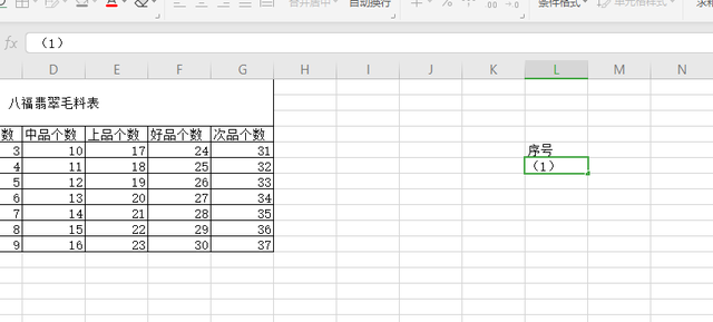 小括号怎么打出来，电脑上括号怎么打出来（初学excel表格办公软件输入带括号的序号）