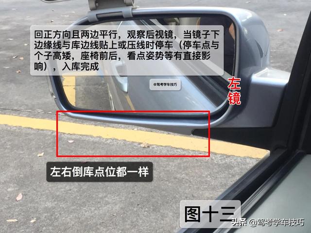 科目二倒车入库怎么看点打方向，科二倒车入库怎么看点打方向盘（科目二倒车入库图文教程）