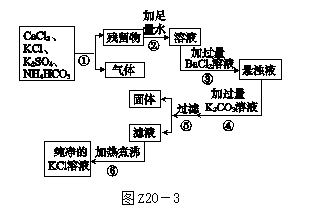 baco3是沉淀吗，碳酸钡是沉淀吗（河北专版2018年中考化学复习练习考题二十物质的检验鉴别与分离）