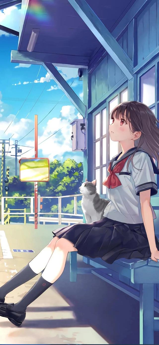 下雨动漫壁纸，雨的壁纸动漫（不要在下雨的时候打雷图片）