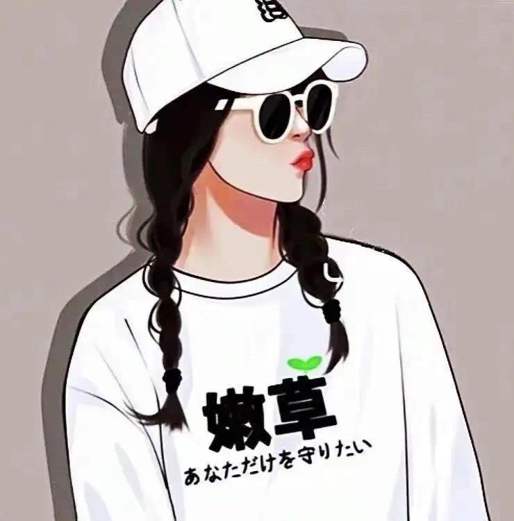 超酷CP情头♡撒拉黑哟，微信头像，超酷CP情头♡撒拉黑哟（抖音热门手绘情侣头像）