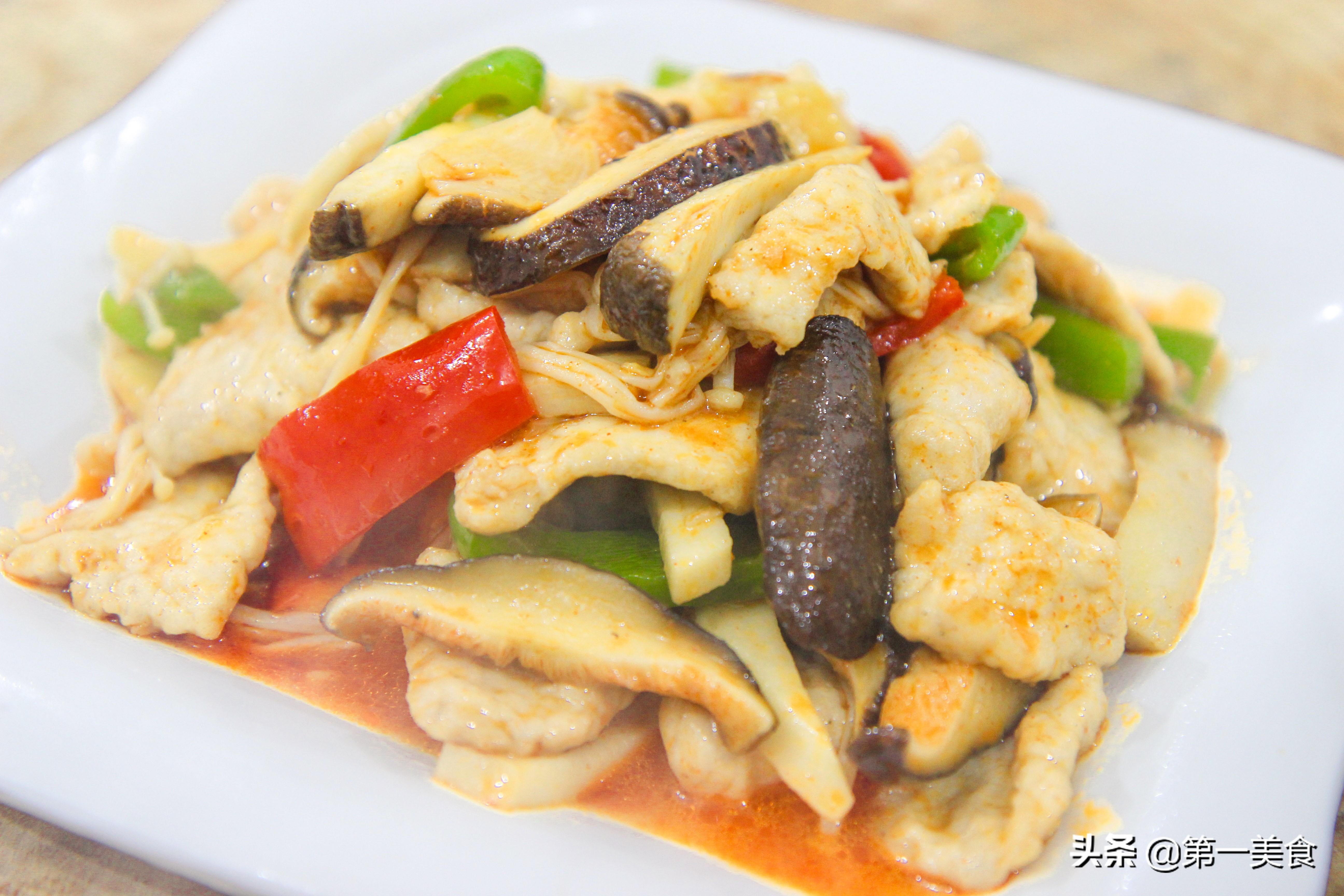 蘑菇炒肉，厨师长教你肉片炒菌菇（蘑菇炒肉要不要焯水）