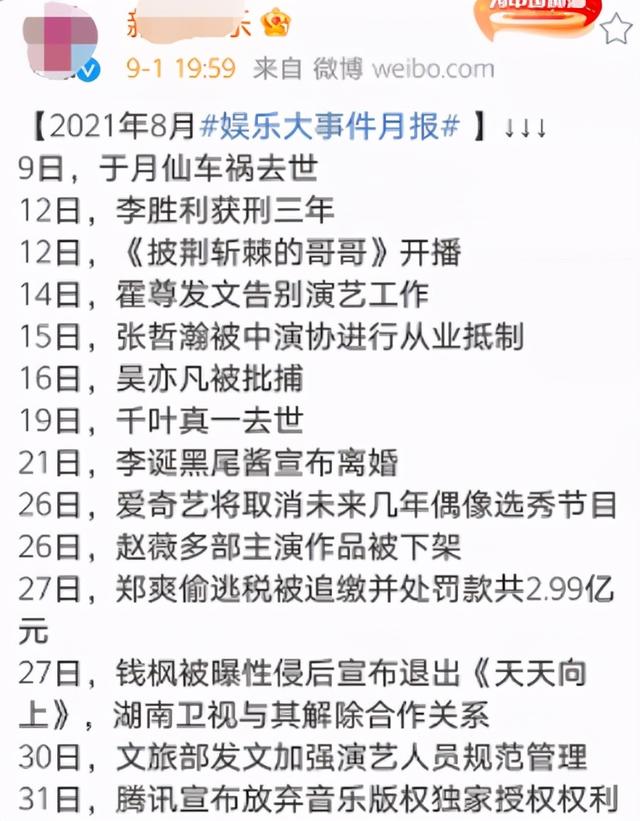 6位劣迹艺人，各有各的报应，今最大的57岁，最小的37岁