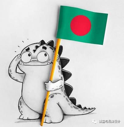 小恐龙怎么画，恐龙怎么画简单又好看（创意手绘丨他画出一只很有戏的小恐龙）