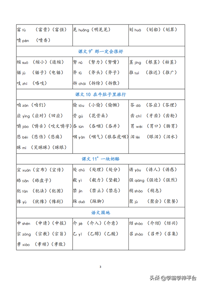 圈怎么组词，圈组词（圈怎么组词（三年级语文上册全册会写字会认字注音组词。可收藏可打印）