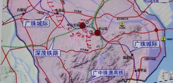 中山高铁站在哪里，中山有几个火车站、高铁站（中山横栏将新建高铁站）