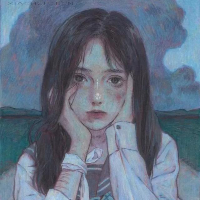 丧系优质女头/你的一句不爱，微信头像，丧系优质女头/你的一句不爱，能要了我的命（丧系动漫女头）