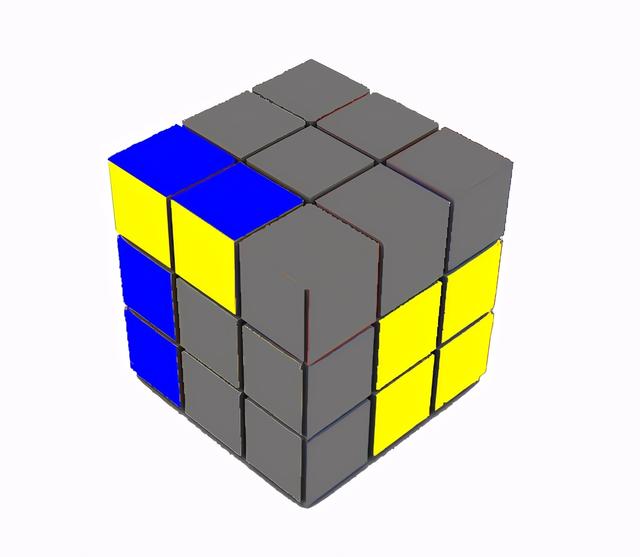 3阶魔方教程 1~7步骤，魔方怎么玩（一学就会的三阶魔方复原法-桥式复原法）