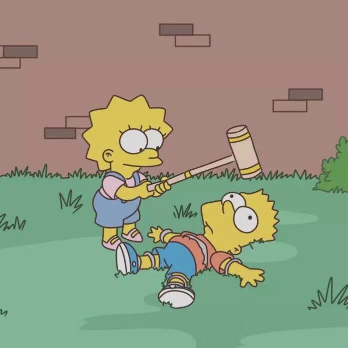 辛普森一家头像，守月仙☽辛普森一家｜爱是会消失的，消失在某个傍晚黄昏中微信（每一张都很黄......）