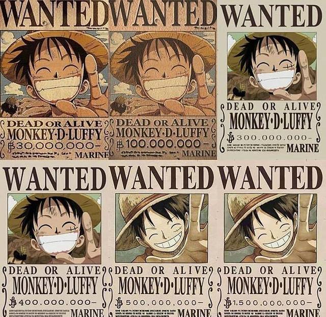 路飞什么时候赏金十五亿，海贼王：草帽团赏金进化史