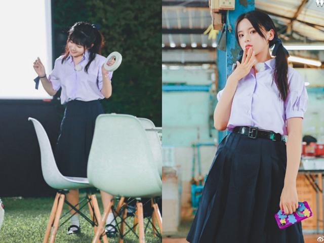 火箭少女全员泰国校服，可爱小学妹，高冷女神你pick哪一个?