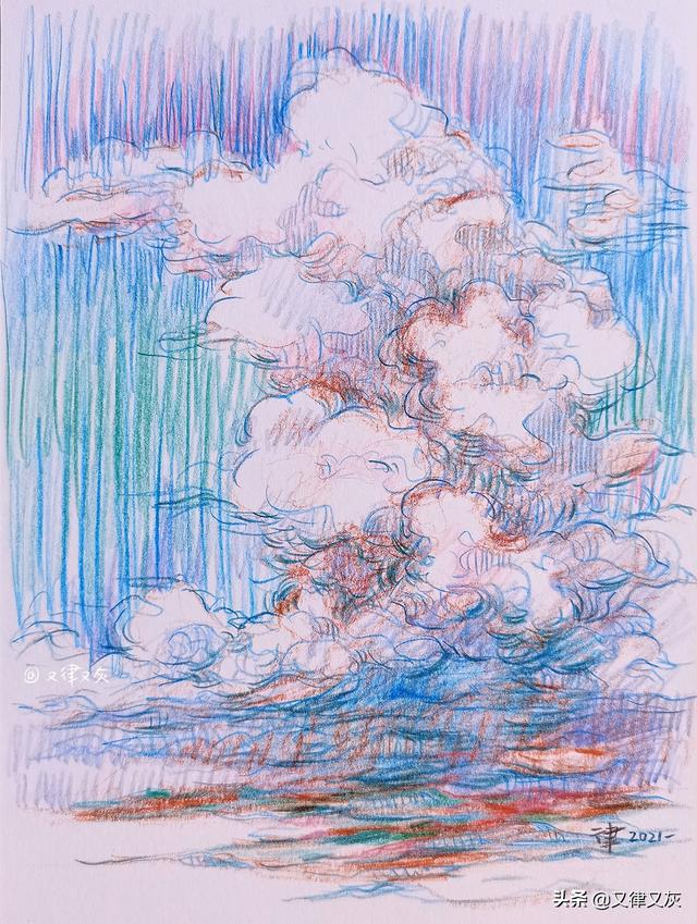 龙卷风简笔画，主页上有一个龙卷风一样的简笔画的bt种子下载网站（五月放云，画一画天上云卷云舒）