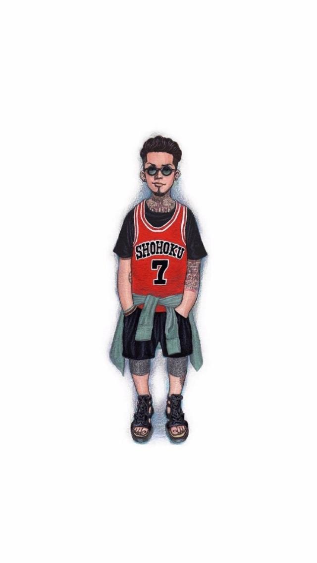 篮球男生头像，篮球头像微信（灌篮高手来一波）