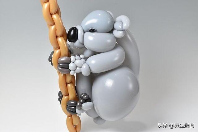 用气球做小动物教程，教你用气球做小狗的方法（日本艺术家用气球制作了令人难以置信的动物模型）