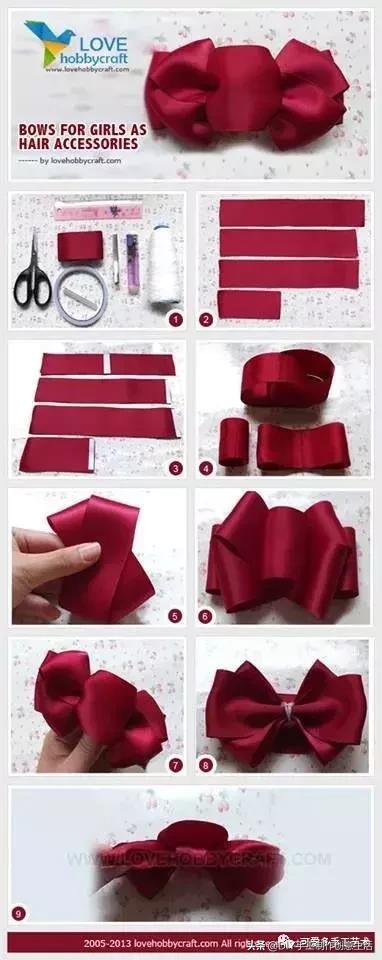 手工发夹制作教程，如何制作手工发夹（DIY手工制作）