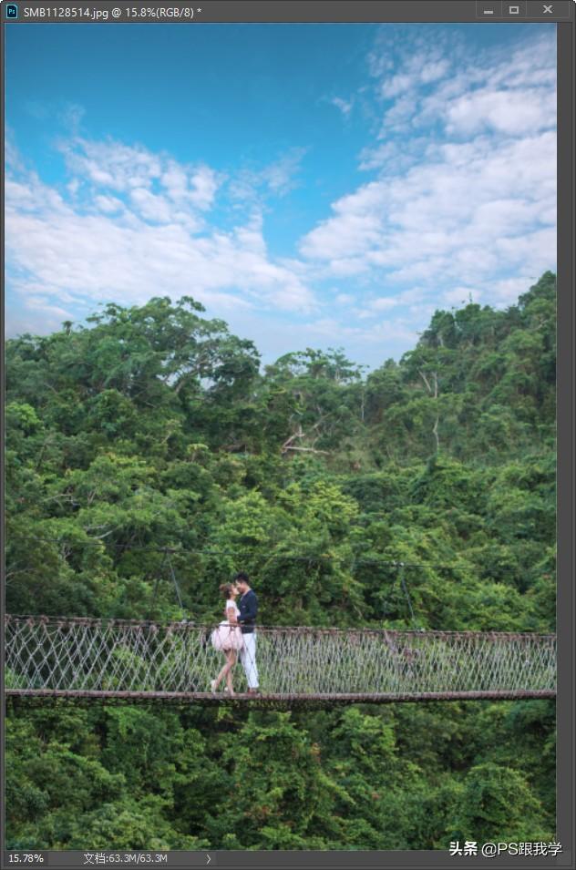 ps无缝拼接图片教程，ps怎样无缝拼接图片（Photoshop图层样式居然可以无缝合成秒抠图）