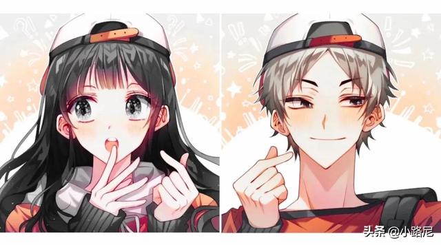 情头 情侣 单人一人一张动漫，单人动漫情侣头像微信（第九篇：卡通可爱情侣头像）