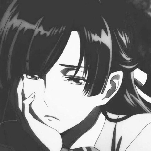 丧系动漫女头，微信头像，丧系动漫女头（黑白 高冷 超酷 丧）（万物沦丧 我在中央。）