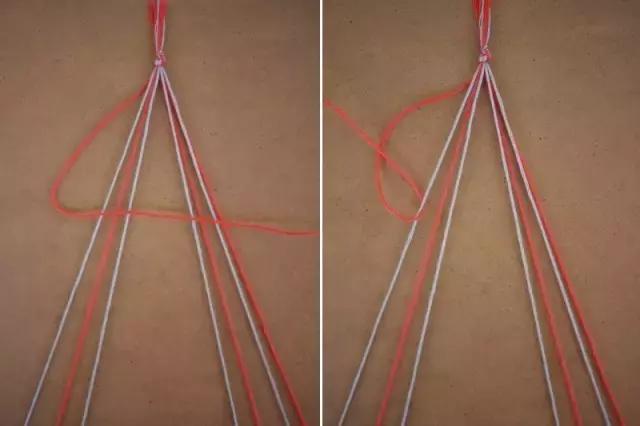 手链编织，手链编织教程 红绳 简单易学（毛线手链编织教程，一定要学会）