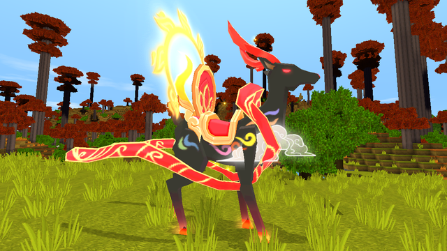 世界上有九色鹿吗，有没有九色鹿（五周年庆定制坐骑九色鹿）