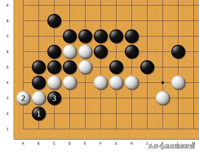 围棋三十六种杀法，围棋的基本杀法——虎口逃生杀法（8种\