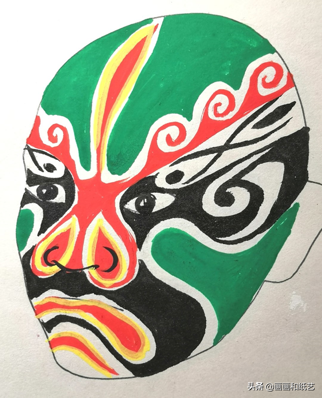 京剧脸谱颜色含义，京剧脸谱颜色的含义（绿色系京剧脸谱的人物特点）