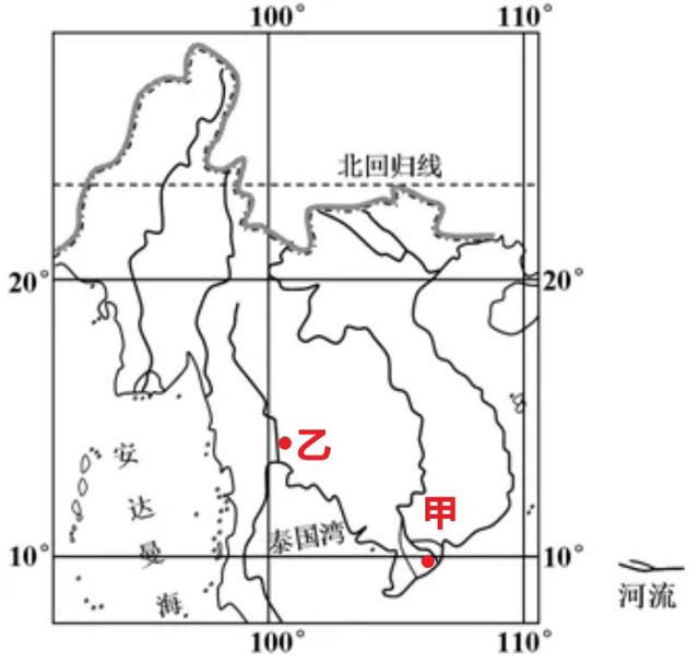 中南半岛气候类型（中南半岛、河口三角洲、季风水田农业）