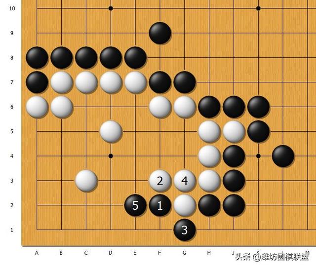 围棋三十六种杀法，围棋的基本杀法——虎口逃生杀法（8种\