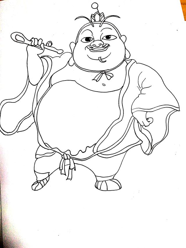 哪吒简笔画大全，怎样画哪吒的简笔画（《哪吒之魔童降世》之太乙真人简笔画）