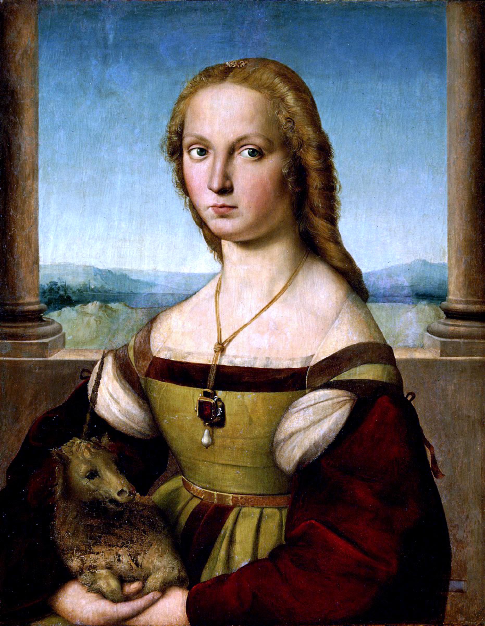 拉斐尔终生未婚,在1514年与红衣主教美第奇·比比耶纳的侄女玛丽亚