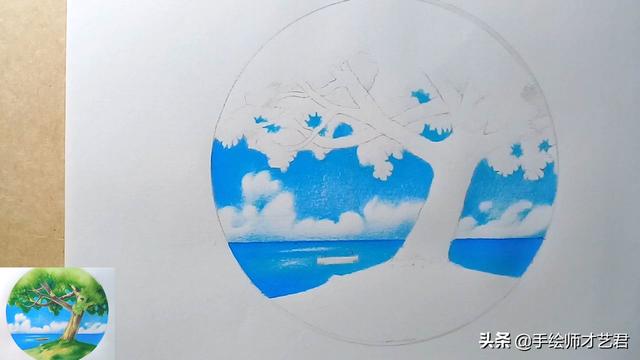 怎么画风景，画画图片大全风景（展示彩铅风景画的绘画步骤与方法）