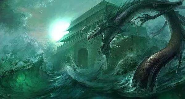 神,据《山海经》中记载,是人面蛇身的形象,赤红色,住在北方极寒之地