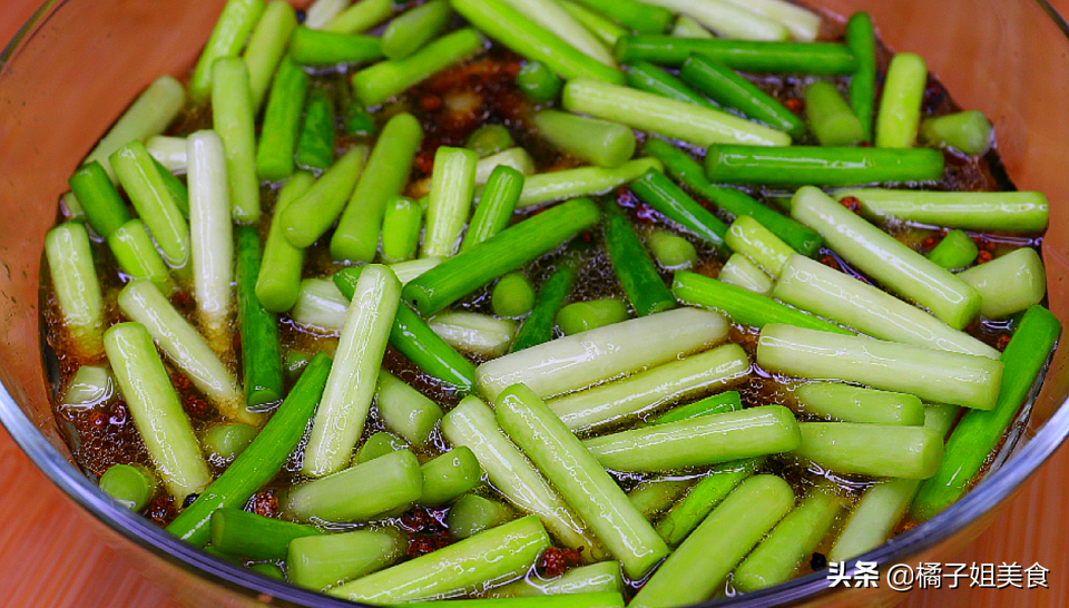 【腌蒜苔】做法步骤图 青脆爽口-起舞食谱网