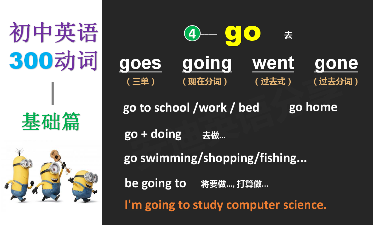 go的过去式和过去分词(go加过去分词的用法)