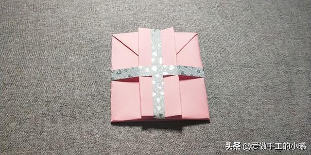 超简单超漂亮折叠贺卡怎么做，手工：贺卡折纸图解