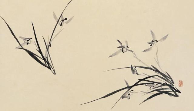 梅兰竹菊写意画教程，梅兰竹菊是文人喜欢展现的绘画题材
