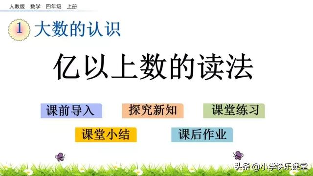 亿以内数的读法，亿以内数的读法和写法（小学人教四年级数学上第1单元《亿以上数的读法》图文讲解+知识点）