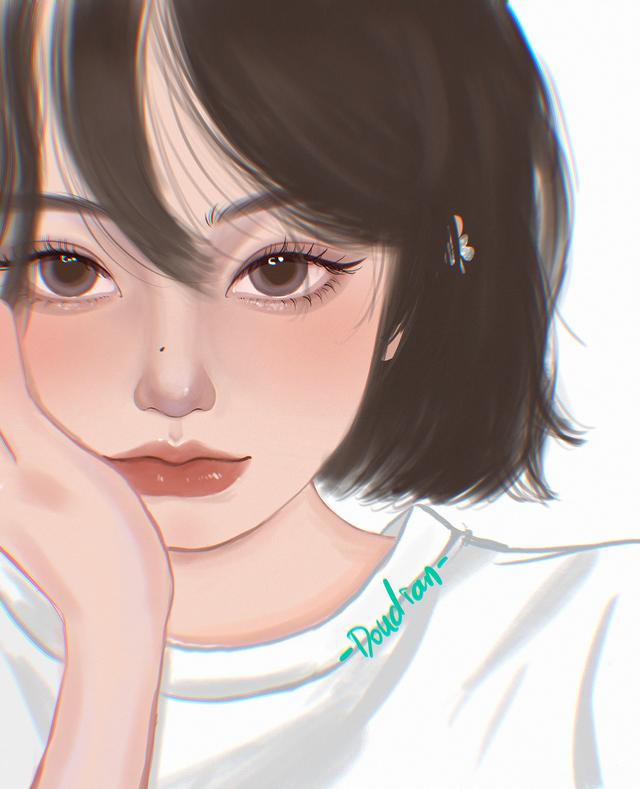 头像女高清图片大全，女生头像高清女头优质女头像微信（爆好看的手绘女生头像）