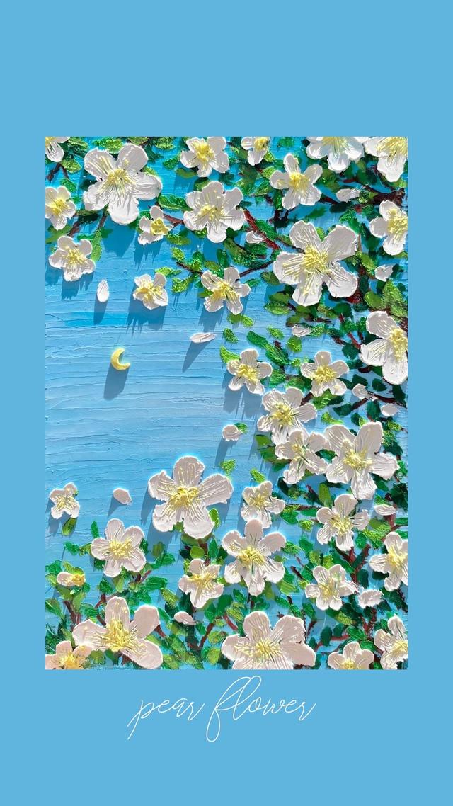 油画棒图片绘画作品，一组油画棒作品（绝美的油画棒手绘壁纸<二>）