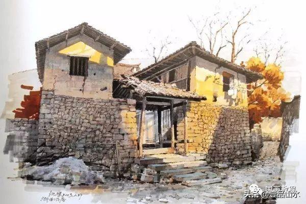 彩绘风景，彩绘风景图片简单 初学者（夏克梁的水彩手绘风景作品欣赏）