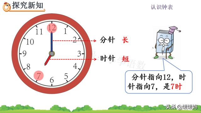 一年级认识钟表，一年级学生认识钟表（人教版一年级数学上册第7单元《认识钟表》课件及同步练习）