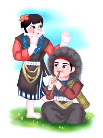 56个民族服饰图片大全，56个民族服装图片（五十六个民族精美人物服饰造型插画）