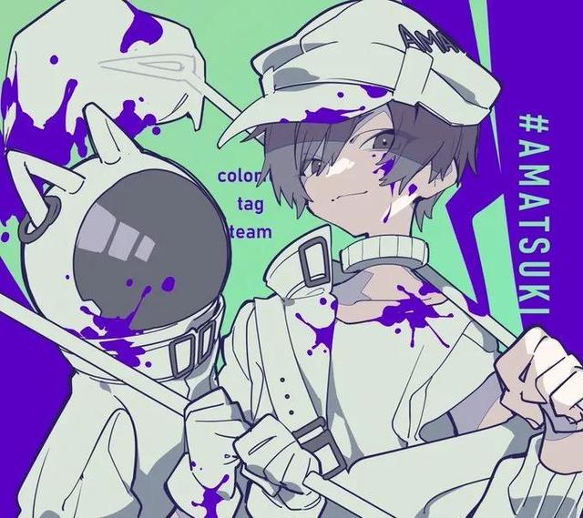 画师:望月けい，微信头像，画师:望月けい（这种线条硬朗独特画面美感）