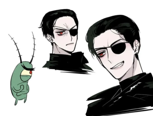 海绵宝宝拟人化，微信头像，海绵宝宝拟人化（章鱼哥这颜值也太帅了）