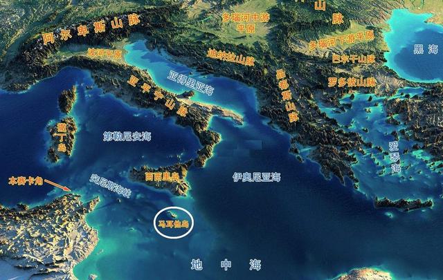 马耳他地图位置，马耳他地图高清版大图（“地中海心脏”马耳他）