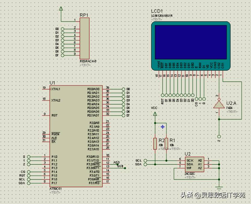 单片机 24c02 51单片机用C51语言实现I2C24C02存储器用法和实例