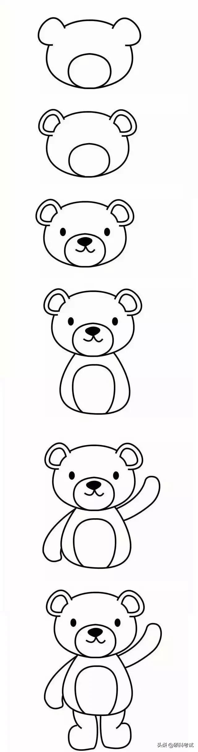 儿童的简笔画简单又好看，孩子们最爱的简笔画