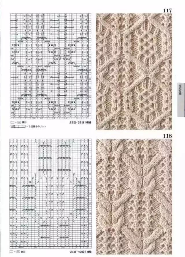 织围巾的花样，围巾编织花样5000款式（织毛衣、围巾、帽子、手套编织花样图纸大全）