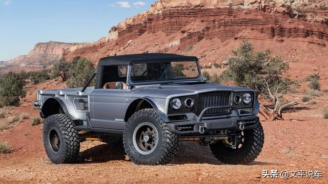 Jeep M-715 Five Quarter Concept；致敬60年代末的M715军用卡车